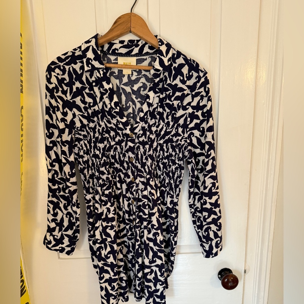 Empire Waist Viscose Blouse